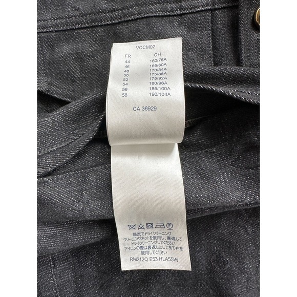 Louis Vuitton Black DNA Monogram Denim Jacket - Picture 7 of 9